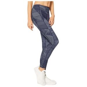 Lululemon Athletica Blue Patterned Leggings